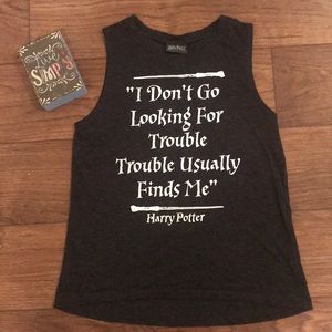 2 for $20 Harry Potter-Tank Top Gray Size Small